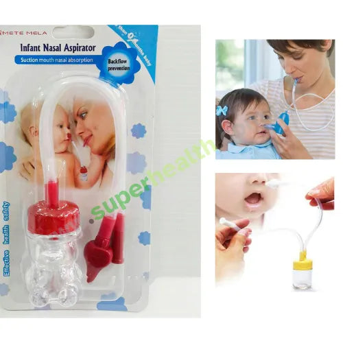 Baby Nasal Aspirator Nose Cleaner Suction Protection Tool Baby Mouth Suctions Aspirator Type Health Care Device