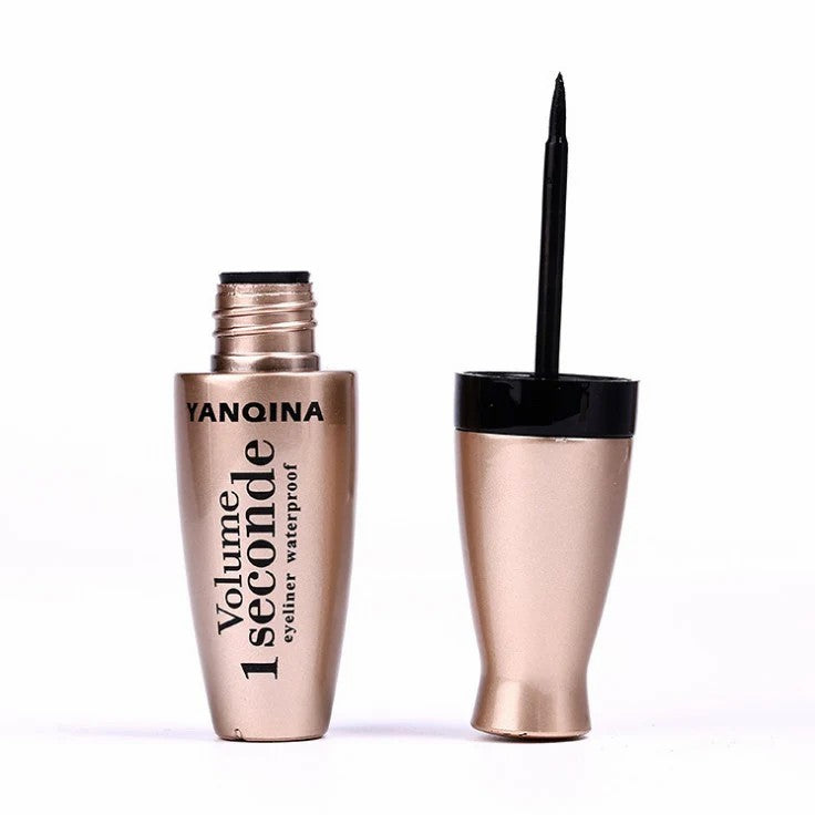 Yanqina Volume 1 Seconde Waterproof Mascara & Eyeliner – Smudge Proof Long Lasting Eye Makeup (Single / Combo)