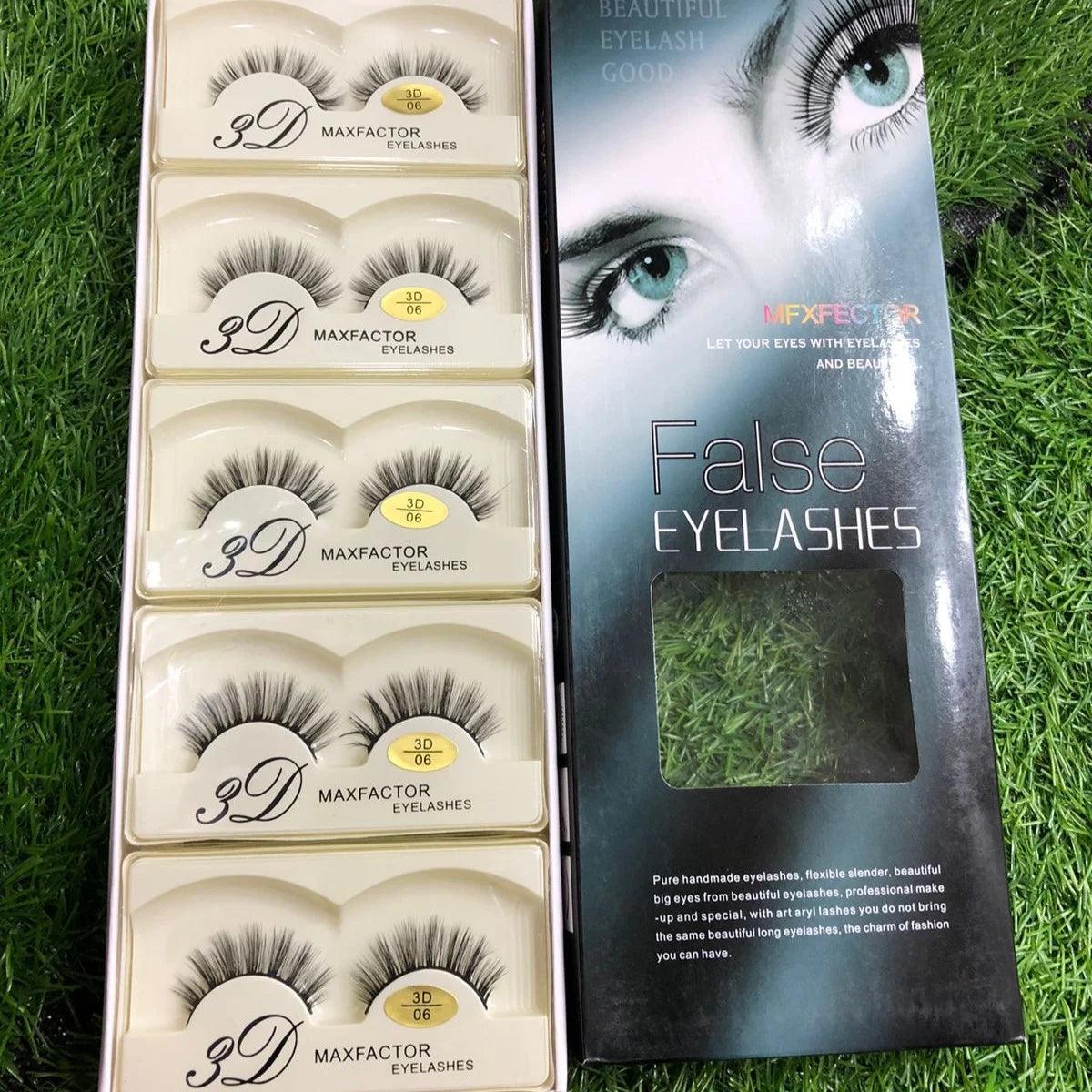 Max Factor 3D Fashion False Eyelashes – Lightweight Reusable Lashes for Natural Glam Look