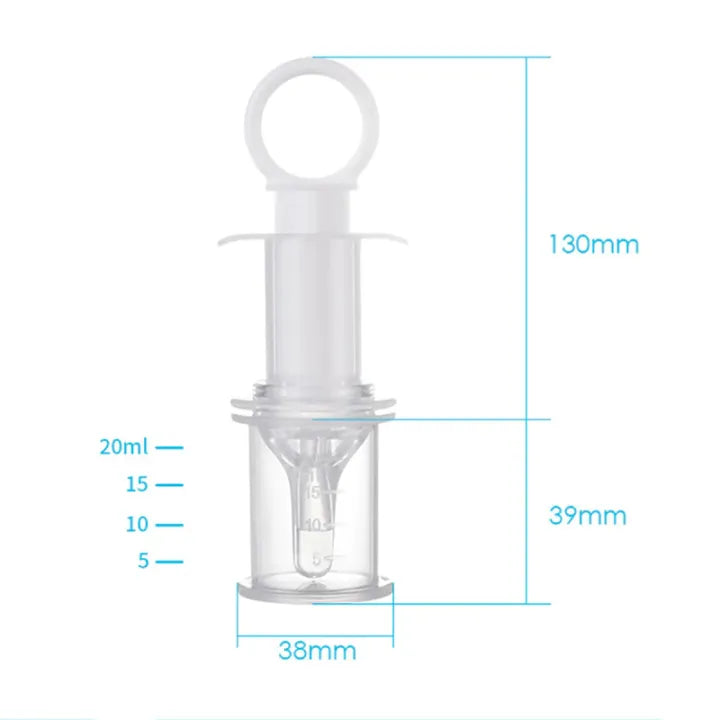 Baby Kids Smart Medicine Dispenser, Needle Feeder Squeeze Medicine Dropper, Pacifier Baby Feeder, Baby Medicine Dispenser, Baby Syringe Feeder, Newborn Dropper Medicine Feeder, Anti-Choke Baby Medicine Feeder, Liquid Push Medicine Dispenser