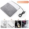 Electric Foot Heating Pad USB Charging Soft Plush Washable Foot Warmer Heater, Improve Sleeping Household Foot Warming Mat, Feet Warmer