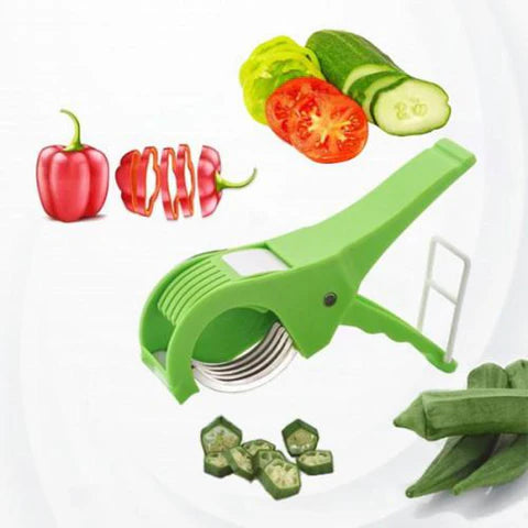 Multi Vegetable & Fruit 5 Blade Cutter & Slicer Efficient & Versatile - Easy Kitchen Tool