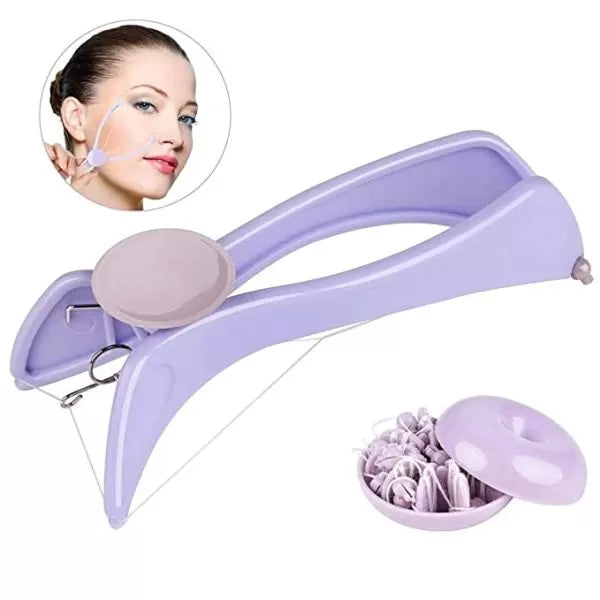 Slique Face and Body Manual Hair Threading System - Hair Threading Machine for Women, Manual Facial Hair Removal Machine, Hair Removing Machine, Threading Machine for Girls and Women