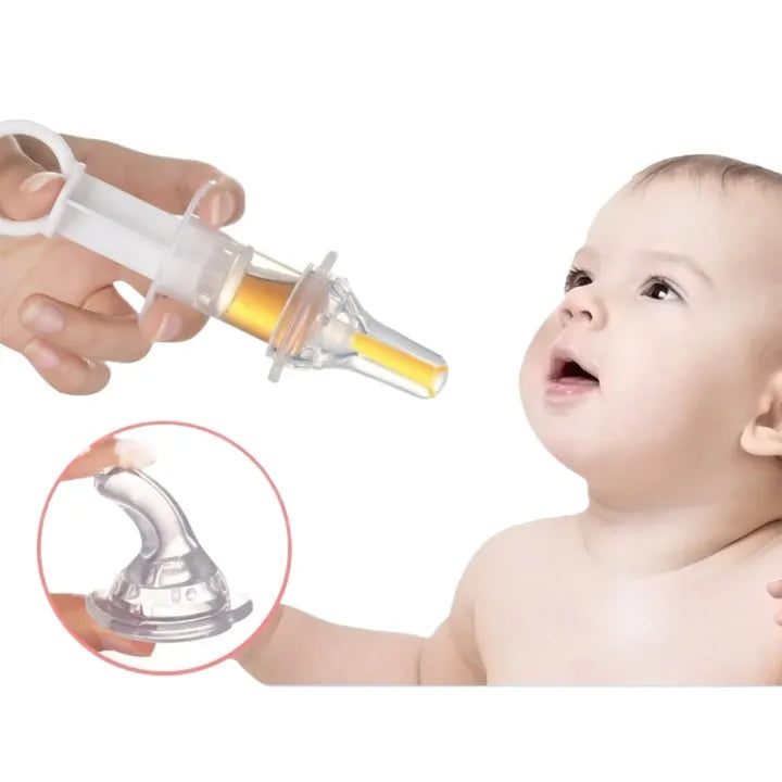Baby Kids Smart Medicine Dispenser, Needle Feeder Squeeze Medicine Dropper, Pacifier Baby Feeder, Baby Medicine Dispenser, Baby Syringe Feeder, Newborn Dropper Medicine Feeder, Anti-Choke Baby Medicine Feeder, Liquid Push Medicine Dispenser