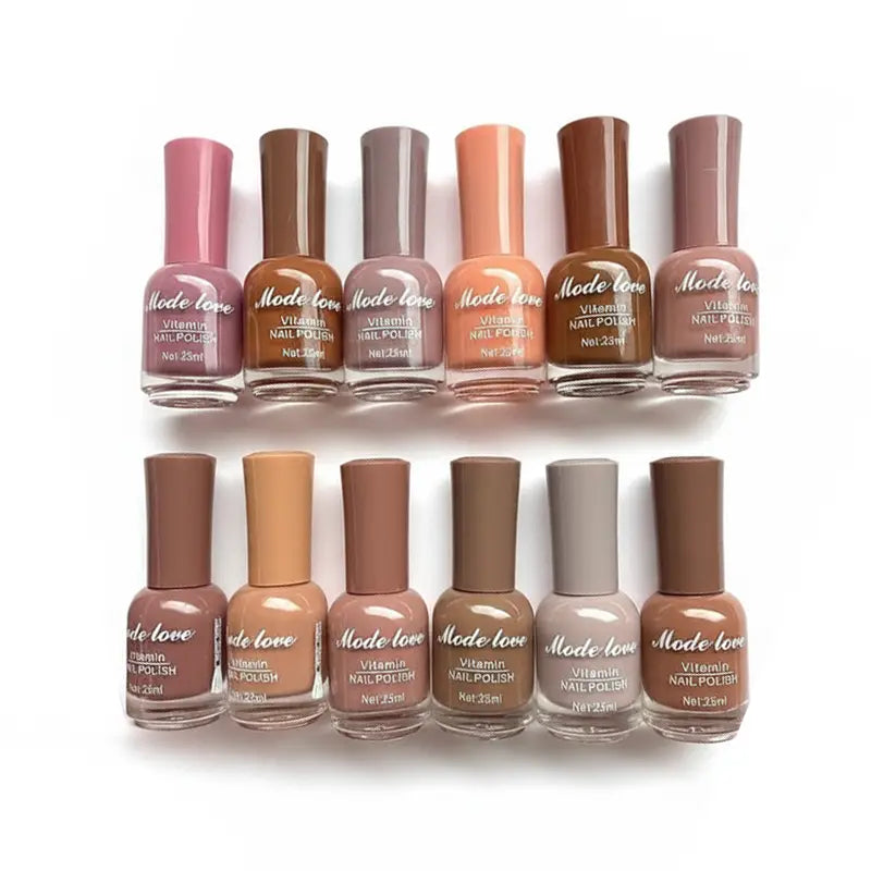 Mode Love Vitamin Nail Polishes (Pack Of 12) with Free Bag