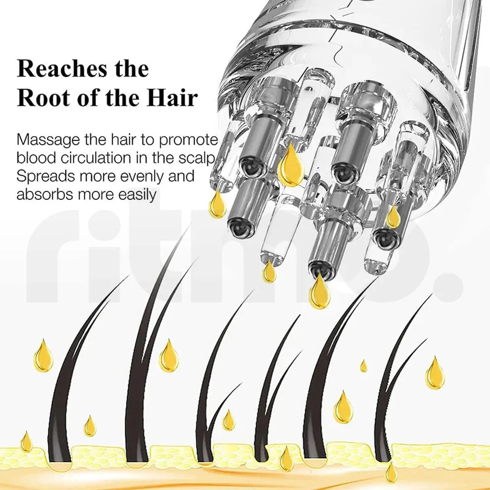 Mini Portable Oil Scalp Applicator - Hair Oil Applicator Bottle Scalp Massager - Oil 6 ml