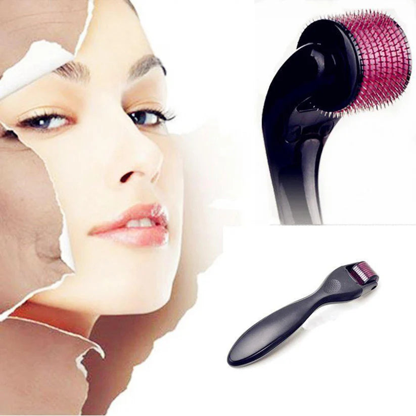 Titanium Needles Derma Roller  with 0.5mm Needles Size - Derma Roller 0.5 mm Hair & Skin System - Titanium needles - Best quality Derma Roller