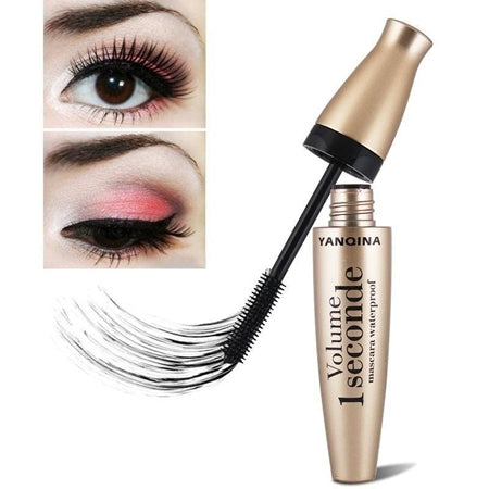 Yanqina Volume 1 Seconde Waterproof Mascara & Eyeliner – Smudge Proof Long Lasting Eye Makeup (Single / Combo)