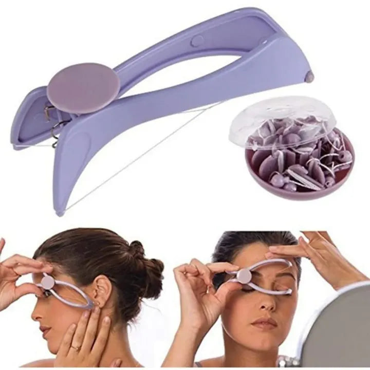 Slique Face and Body Manual Hair Threading System - Hair Threading Machine for Women, Manual Facial Hair Removal Machine, Hair Removing Machine, Threading Machine for Girls and Women