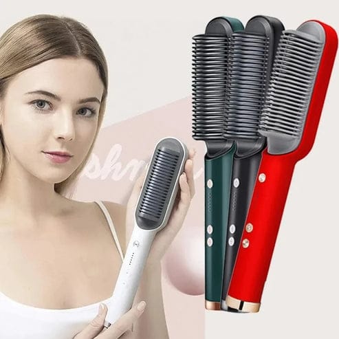 Hot Hair Straightener Brush & Styler | 909 Brush Hair Straightener Brush For Girls Comb Style | Hair Styling Hair Comb Brush Multi Color