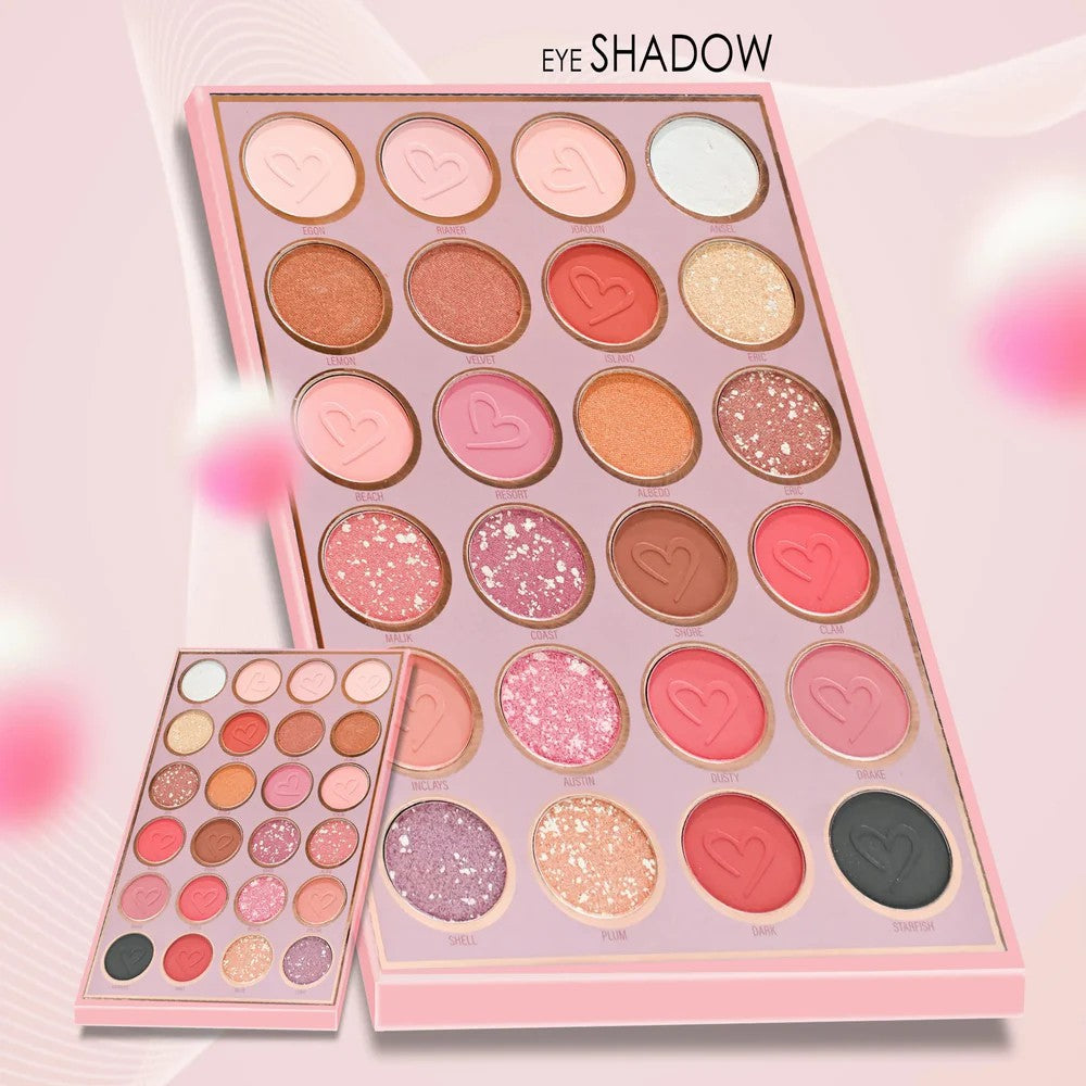 Mocullare 5 In 1 Makeup Book Palette – All-in-One Eyeshadow, Blusher, Highlighter, Lipstick & Concealer Kit for Girls & Women