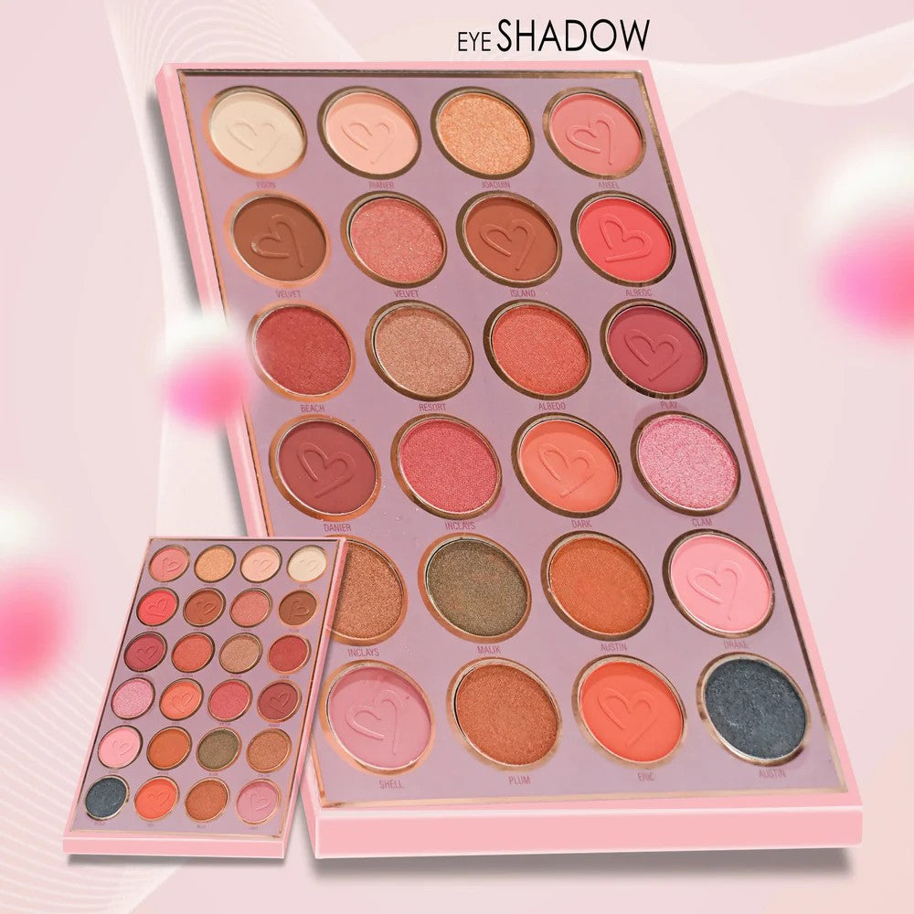 Mocullare 5 In 1 Makeup Book Palette – All-in-One Eyeshadow, Blusher, Highlighter, Lipstick & Concealer Kit for Girls & Women