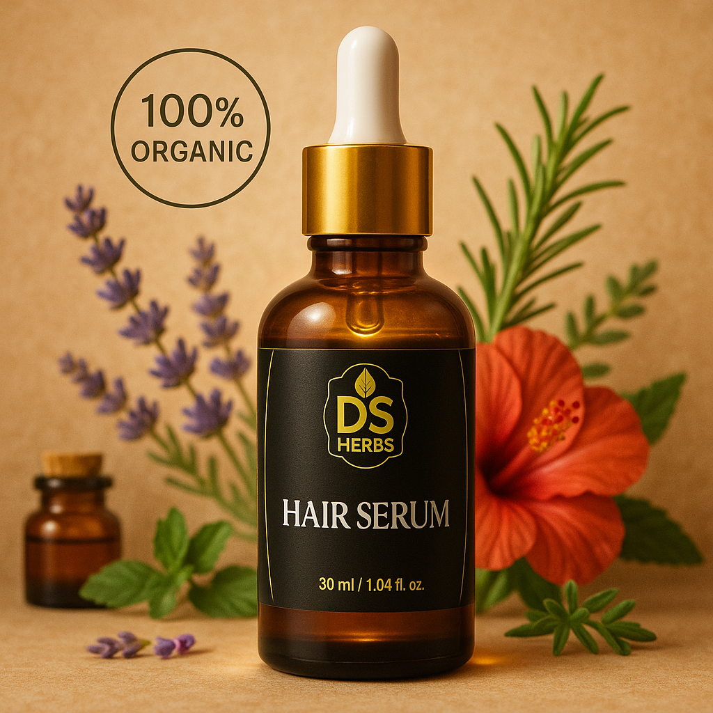 DS Herbs Organic Hair Serum – Nourish, Strengthen & Shine Naturally
