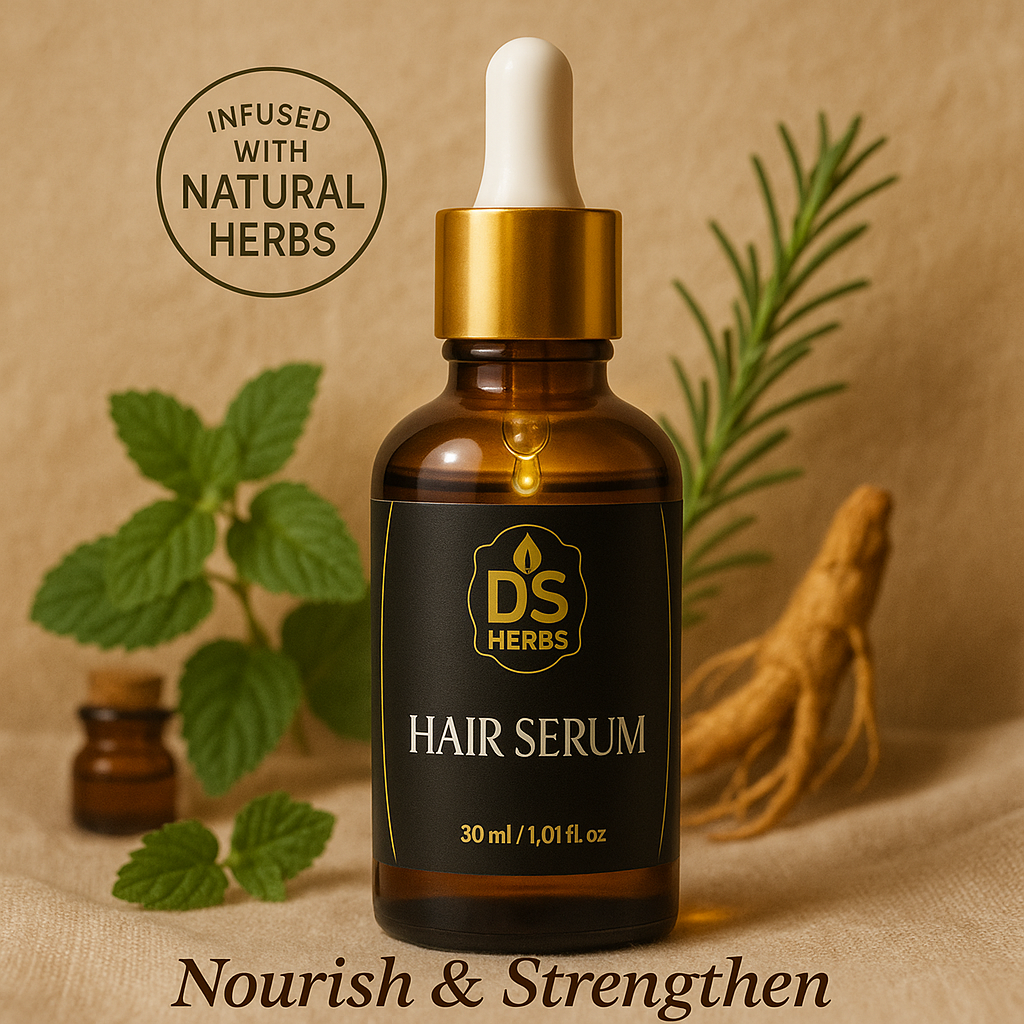 DS Herbs Organic Hair Serum – Nourish, Strengthen & Shine Naturally