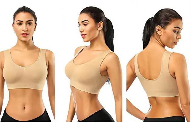Buy 1 Get 1 Free Imported Soft Cotton Non Padded Bra - Brief Brassiere (Brazier), Blouse for Girls, Women & Ladies
