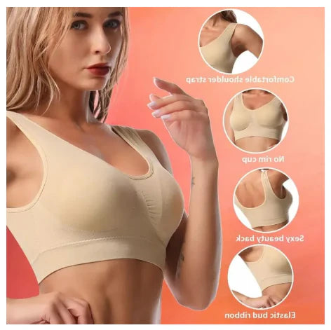 Buy 1 Get 1 Free Imported Soft Cotton Non Padded Bra - Brief Brassiere (Brazier), Blouse for Girls, Women & Ladies