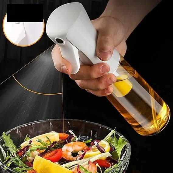 1Pc Oil Sprayer for Cooking Oil, Olive Oil Dispenser, Glass Spray Bottles, Vinegar Soy Sauce, Oil Mister for Air Fryer Cooking Gadgets Accessories, Used for Baking, Frying, BBQ, Roasting, Grilling