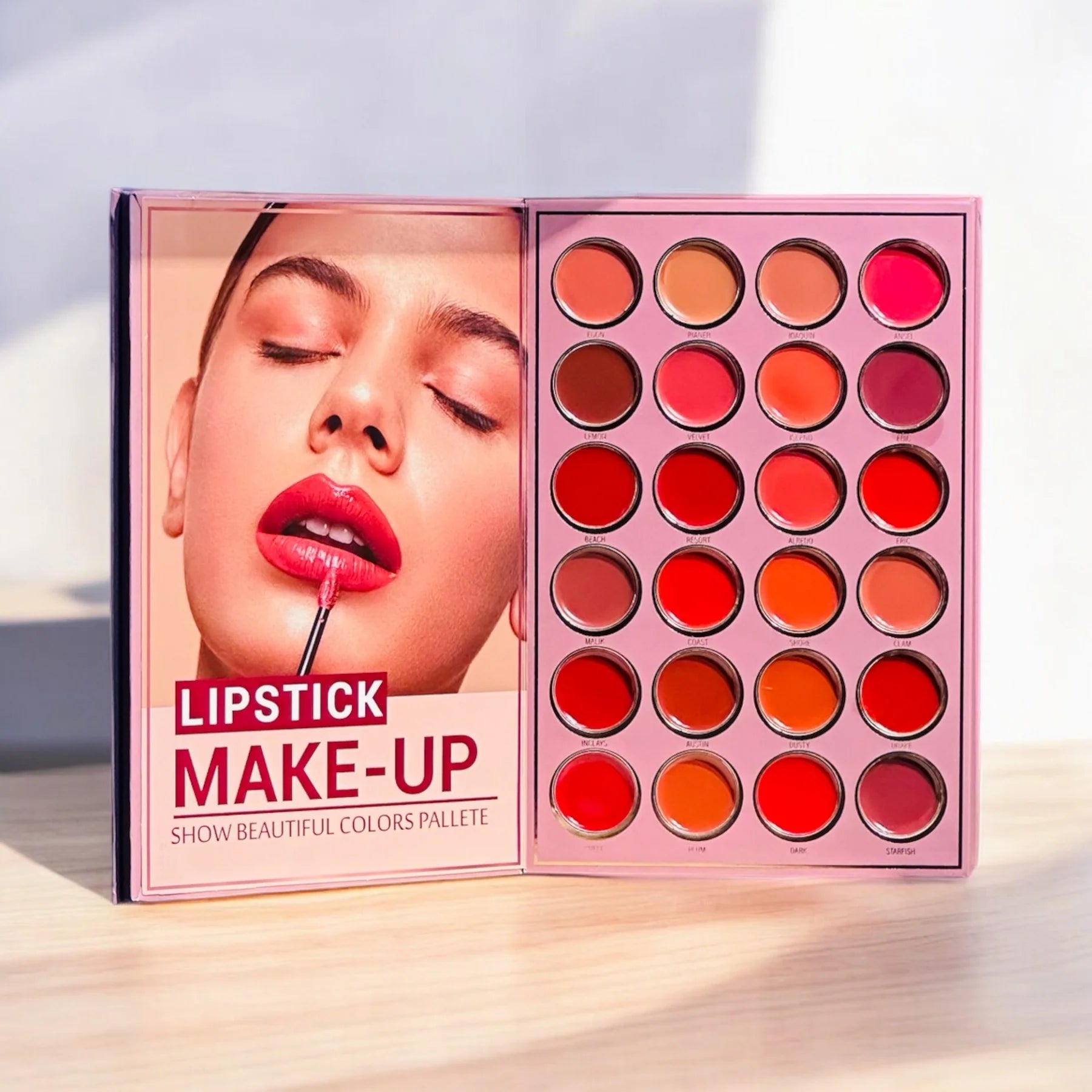 Mocallure 5 Pages Makeup Book – New Flower Version | Eyeshadow, Blush, Highlighter, Lipstick & Concealer Palette