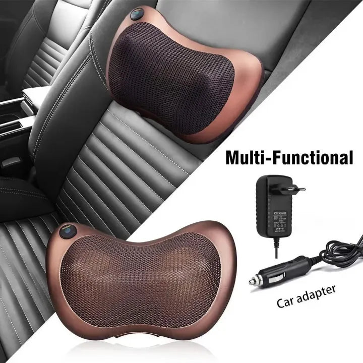 Car & Home Neck Massage Pillow | Electric Neck Massager Cushion | Neck, Back & Shoulder Cushion Muscle Reliever Car | Back Neck Massage Pillow with Heating Function