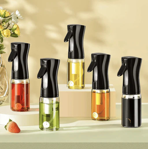 1Pc Oil Sprayer for Cooking Oil, Olive Oil Dispenser, Glass Spray Bottles, Vinegar Soy Sauce, Oil Mister for Air Fryer Cooking Gadgets Accessories, Used for Baking, Frying, BBQ, Roasting, Grilling