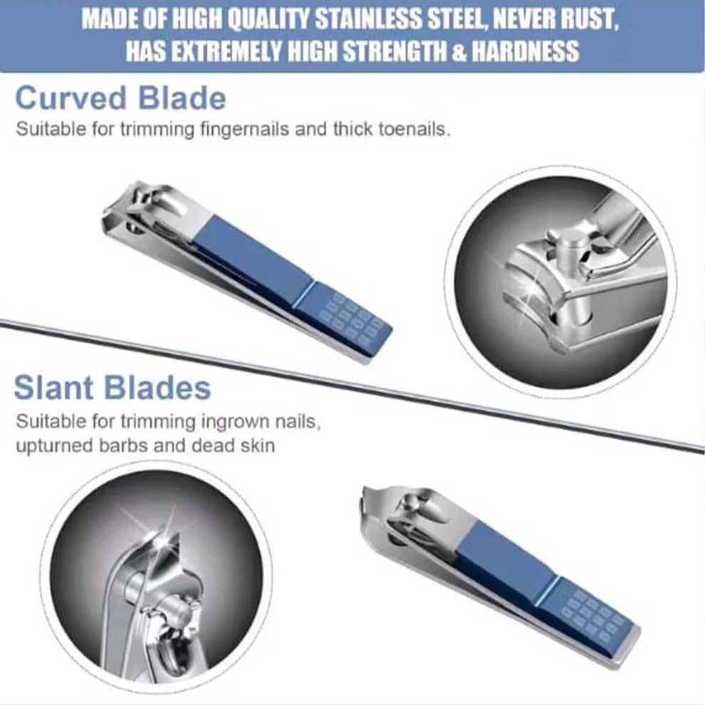 Manicure Pedicure Grooming Kit, Stainless Steel set, Nail cutter set, Nails Care, Clipper, Nails tool Set, Professional Spa kit, Nipper, 16pcs Professional Set