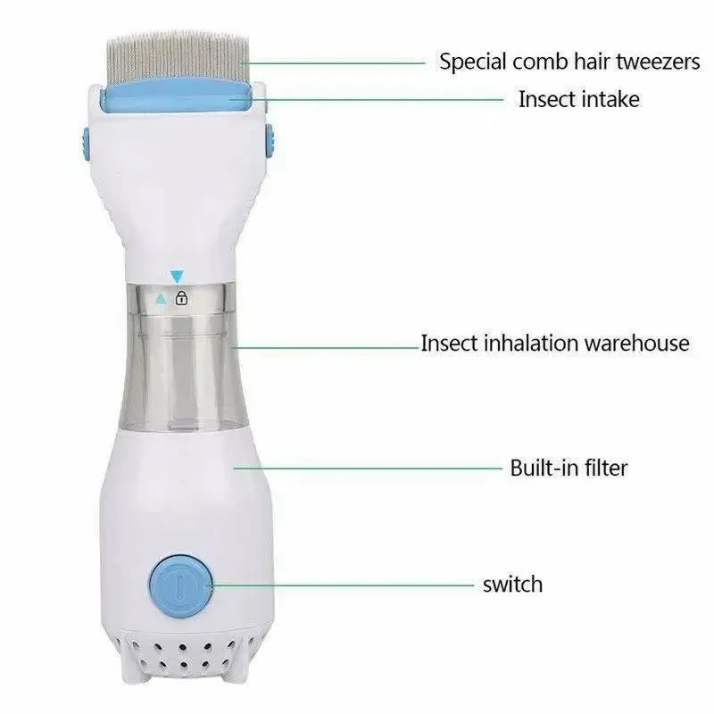 V Comb Electronic Head Lice Removal Machine - Anti Lice Machine