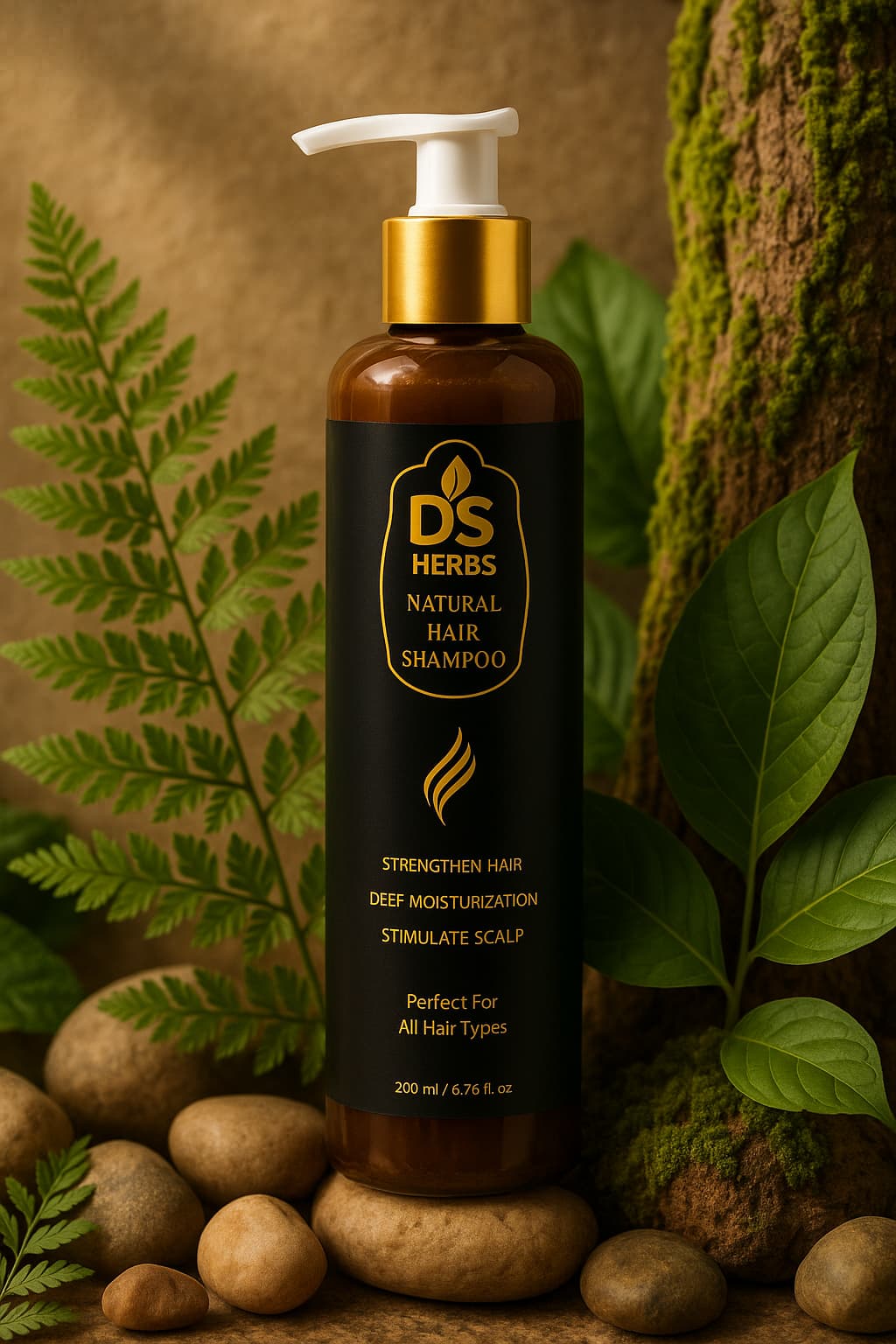 DS Herbs Organic Nourish & Repair Shampoo – Sulfate-Free,For Healthier Hair