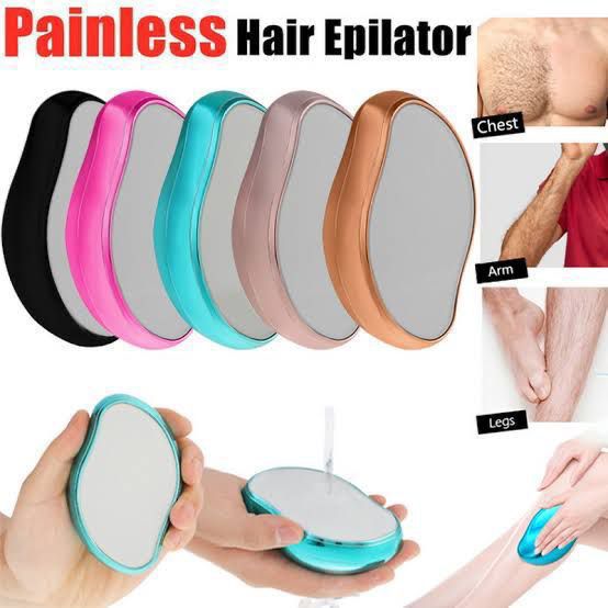 Painless Crystal Hair Remover Tool - Nano Glass Body Hair Eraser