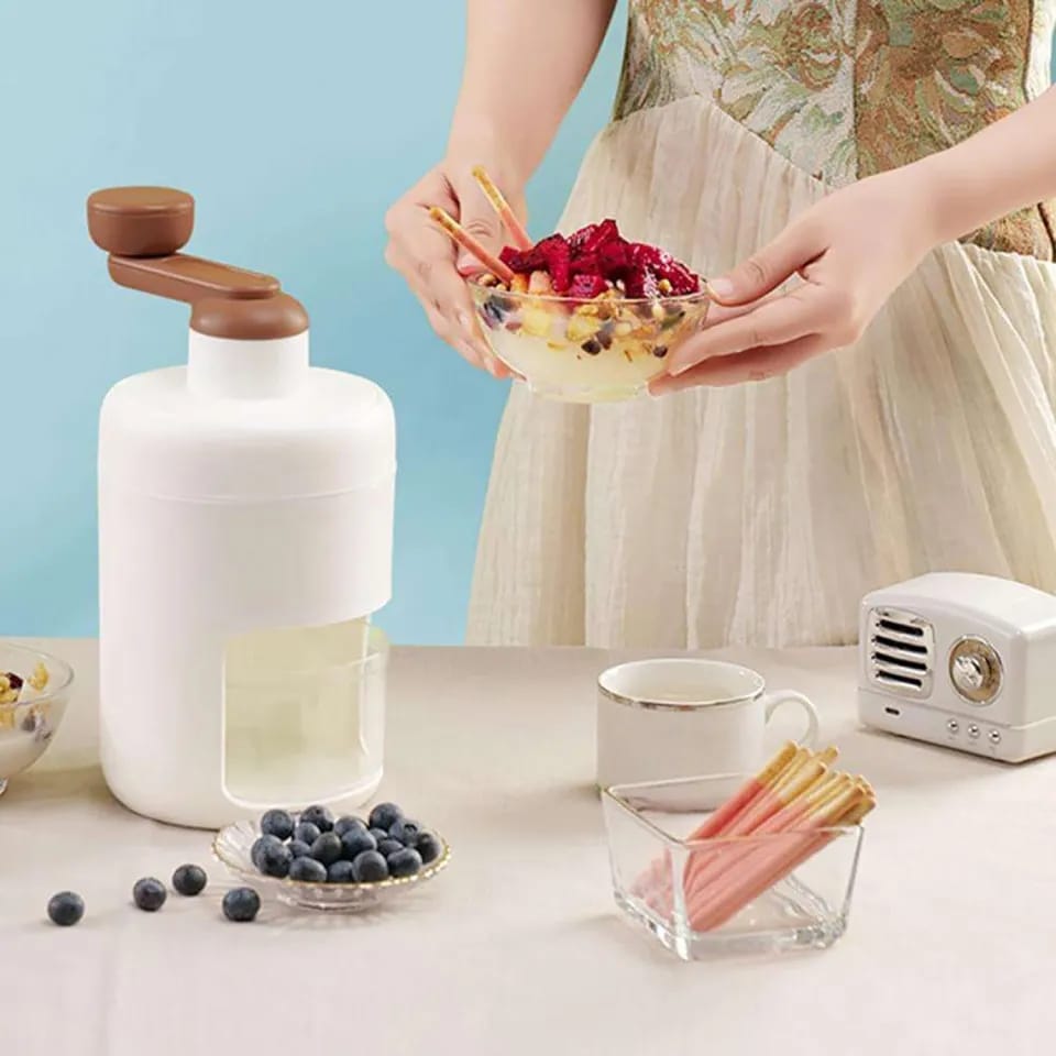 Manual Ice Crusher Gola Maker - Portable Ice Crusher Gola Ganda Machine - Kitchen Gadgets