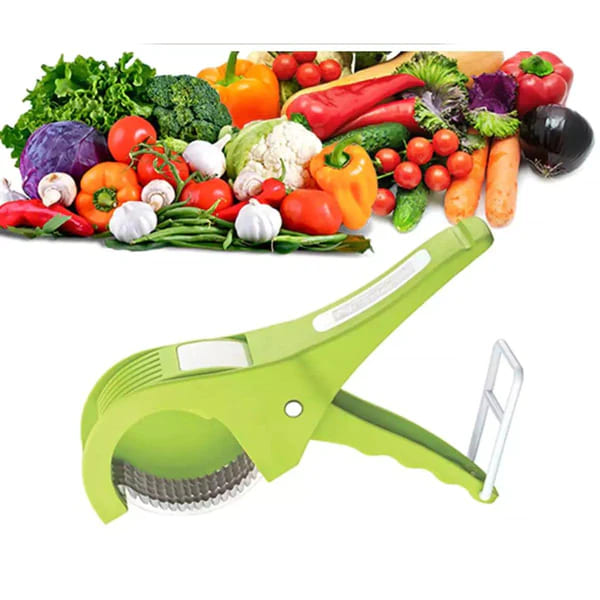 Multi Vegetable & Fruit 5 Blade Cutter & Slicer Efficient & Versatile - Easy Kitchen Tool