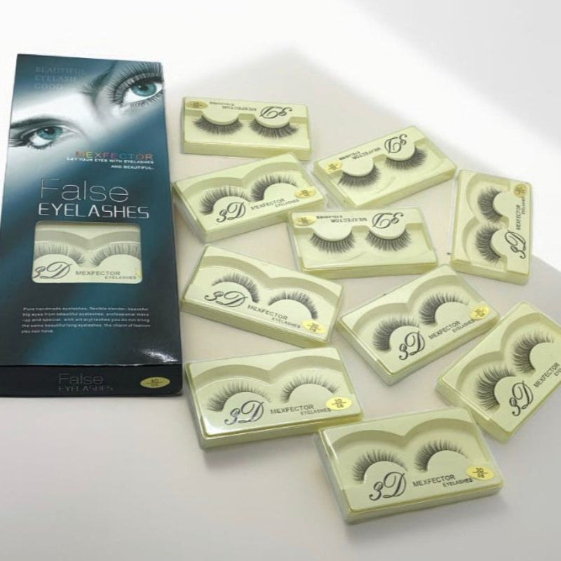 Max Factor 3D Fashion False Eyelashes – Lightweight Reusable Lashes for Natural Glam Look
