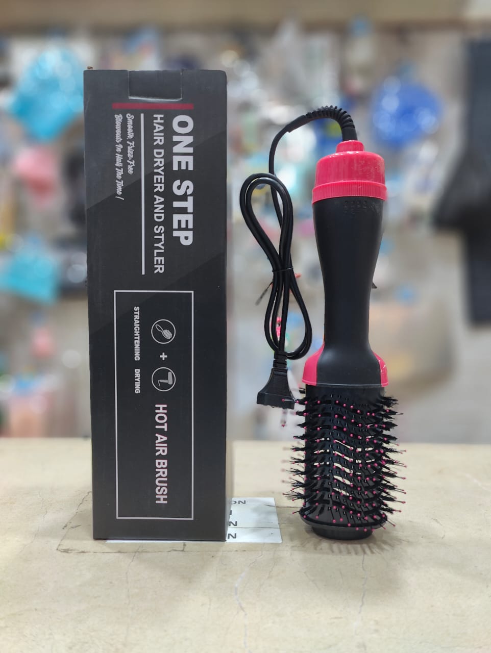 One Step 3 in 1 Hair Dryer, Hair straightener, Hair Curler And Volumizer for Ladies - Hot Hair Straightening Brush for Women - Hair Styler - Hot Air Brush