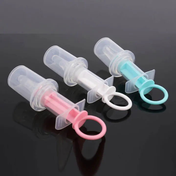 Baby Kids Smart Medicine Dispenser, Needle Feeder Squeeze Medicine Dropper, Pacifier Baby Feeder, Baby Medicine Dispenser, Baby Syringe Feeder, Newborn Dropper Medicine Feeder, Anti-Choke Baby Medicine Feeder, Liquid Push Medicine Dispenser
