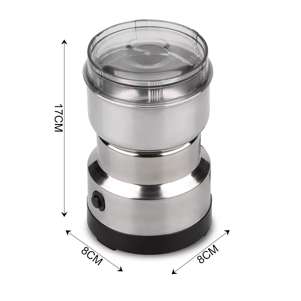 Electric Coffee & Spice Grinder – 4 Blades, Heavy Duty Mini Coffee Machine - Stainless Steel Electric Dry Mill RAF R-7113 – Spice, Masala & Coffee Grinder – 300W
