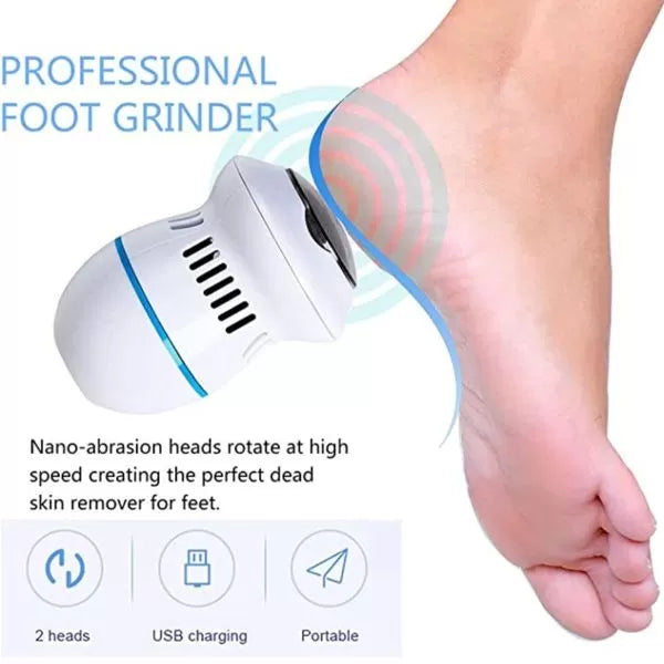 Electric Automatic Foot Pedicure Grinder & Callus Remover - Dead Skin Remover - Electric Foot Dead Skin Callus Remover