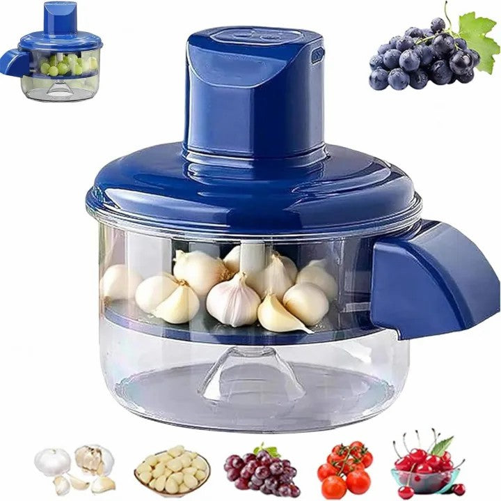 Electric Garlic Peeler Machine Automatic – Rechargeable Fruit & Vegetable Peeler Machine — Ultrasonic Smart Peeling Machine for Grapes, Garlic, Cherry Tomatoes & More | Easy One-Touch Kitchen Tool