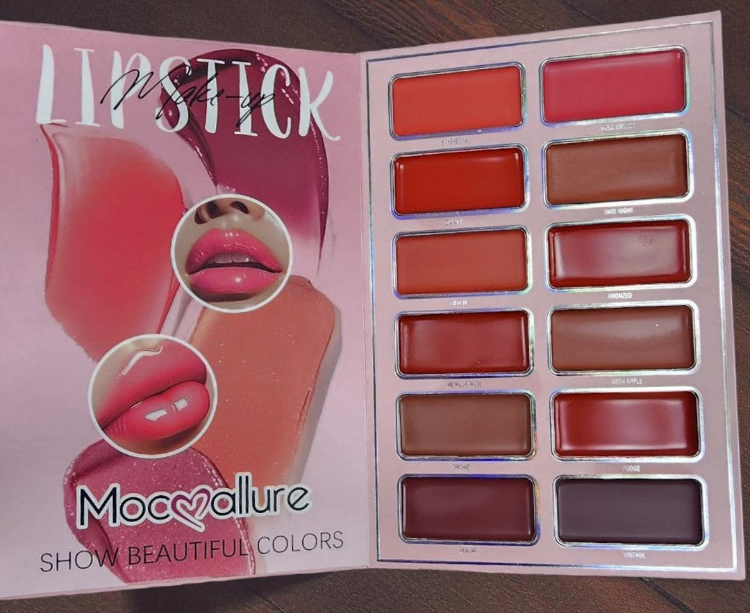 Mocallure “You Got This Girl” 7 Page Makeup Book Palette – All-in-One Multi-Color Eyes, Face & Lip Kit