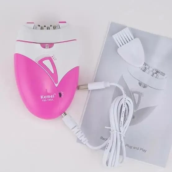 Kemei 189A Woman Painless Epilator - Rechargeable Body Electric Hair Removal