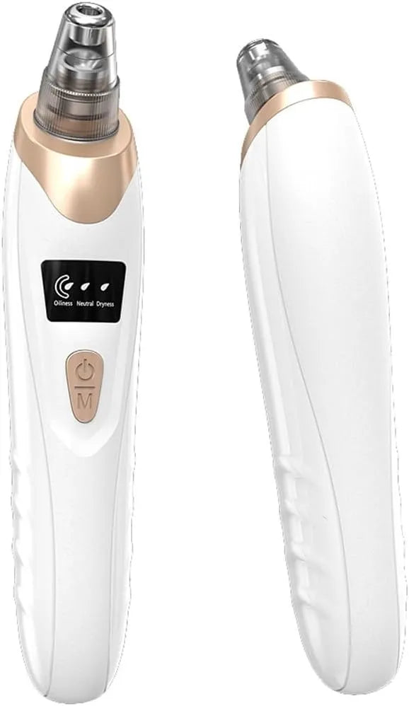 5 in 1 Black Head Remover Machine, Powerful Pimple Pore Cleaner, Vacuum Suction Tool, Rechargeable ‏Derma Suction