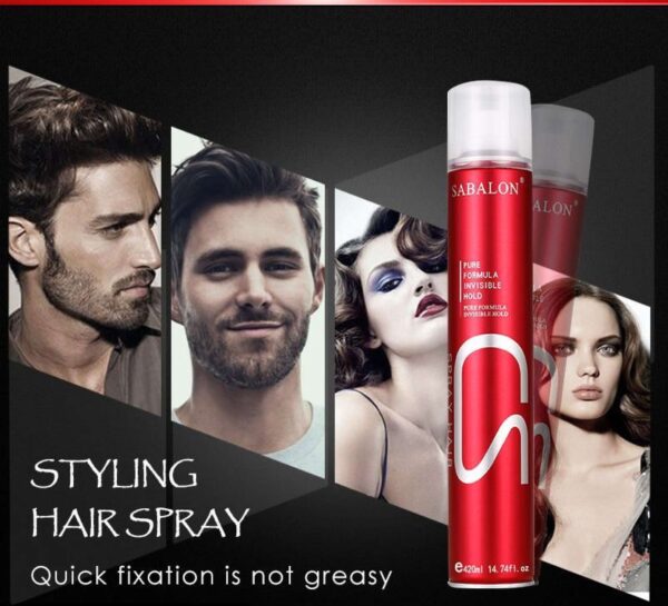 Sablon Hair Spray Hair Fixer & Styling Spray – Strong Hold Professional Hair Setting Spray for Men & Women – Long Lasting Shine, Non Sticky, Quick Dry – Available in 250ml Small & 420ml Large Bottle