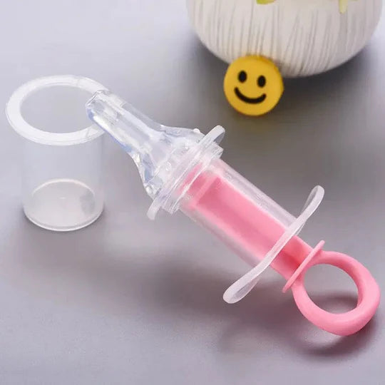 Baby Kids Smart Medicine Dispenser, Needle Feeder Squeeze Medicine Dropper, Pacifier Baby Feeder, Baby Medicine Dispenser, Baby Syringe Feeder, Newborn Dropper Medicine Feeder, Anti-Choke Baby Medicine Feeder, Liquid Push Medicine Dispenser