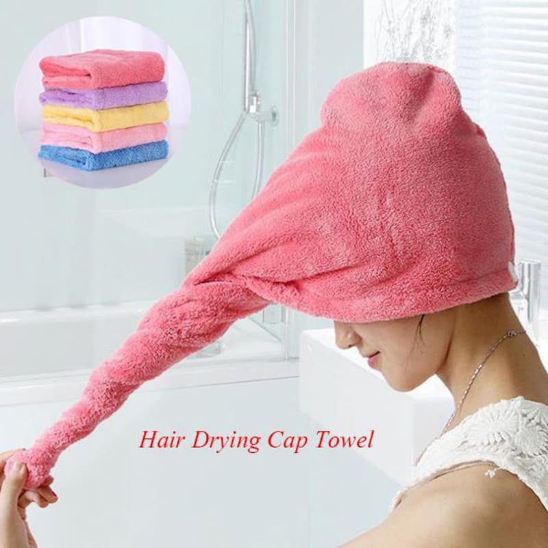Magic Suction Cap Towel - Suction Towel Cap - Hair Dry Magic Towel