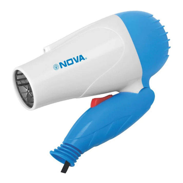 Electrical Foldable Mini Hair Dryer (1000 Watt) - Folding Handle Hair Dryer, Mini Portable Travel Hair Dryer, Ion Hair Blow Dryer, Household Thermostatic Hair Dryer, Salon Hair Styling Hair Dryer