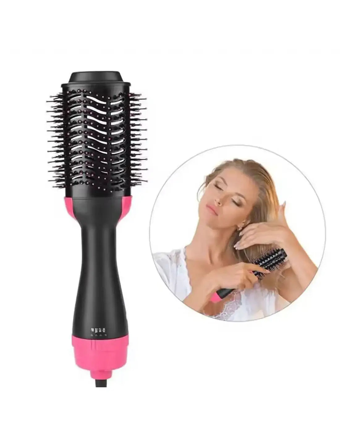 One Step 3 in 1 Hair Dryer, Hair straightener, Hair Curler And Volumizer for Ladies - Hot Hair Straightening Brush for Women - Hair Styler - Hot Air Brush